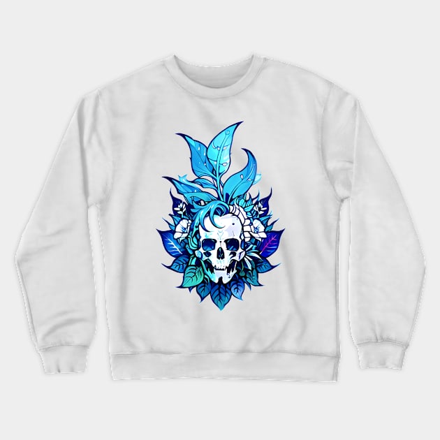 Cyberpunk Flowers Crewneck Sweatshirt by CGI Studios